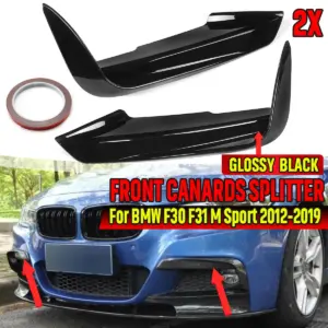 spoiler canards para-choque bmw f30 f31