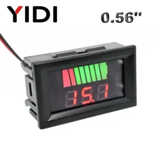 voltímetro digital lcd 12v 84v