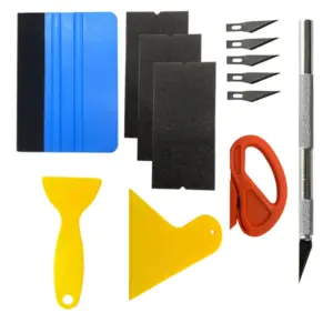kit ferramentas aplicação vinil automotivo