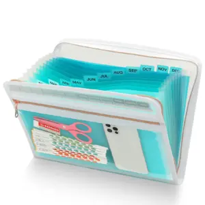 organizador de arquivos 13 bolsos zíper