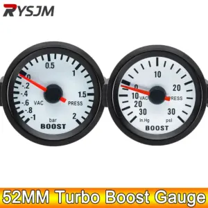 manômetro turbo boost 52mm 12v