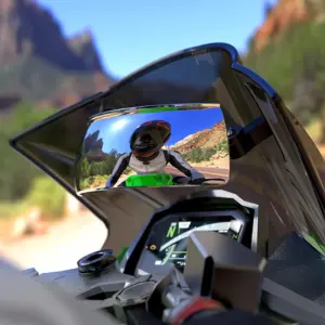 espelho retrovisor panorâmico moto