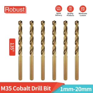 kit broca m35 cobalto aço rápido