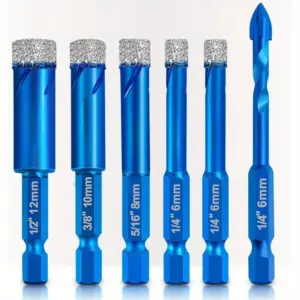 conjunto brocas perfuração a seco