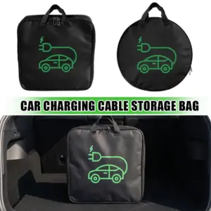 bolsa organizadora cabo carregador veículo elétrico