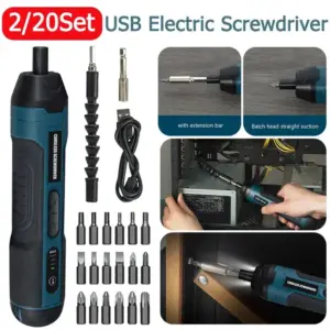 mini chave de fenda elétrica sem fio 1300mah