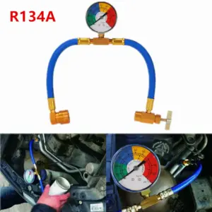 mangueira carga r134a com manômetro