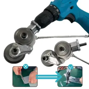adaptador cortador de chapa furadeira elétrica