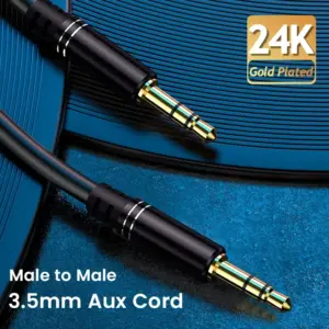 cabo auxiliar p2 macho macho 3.5mm