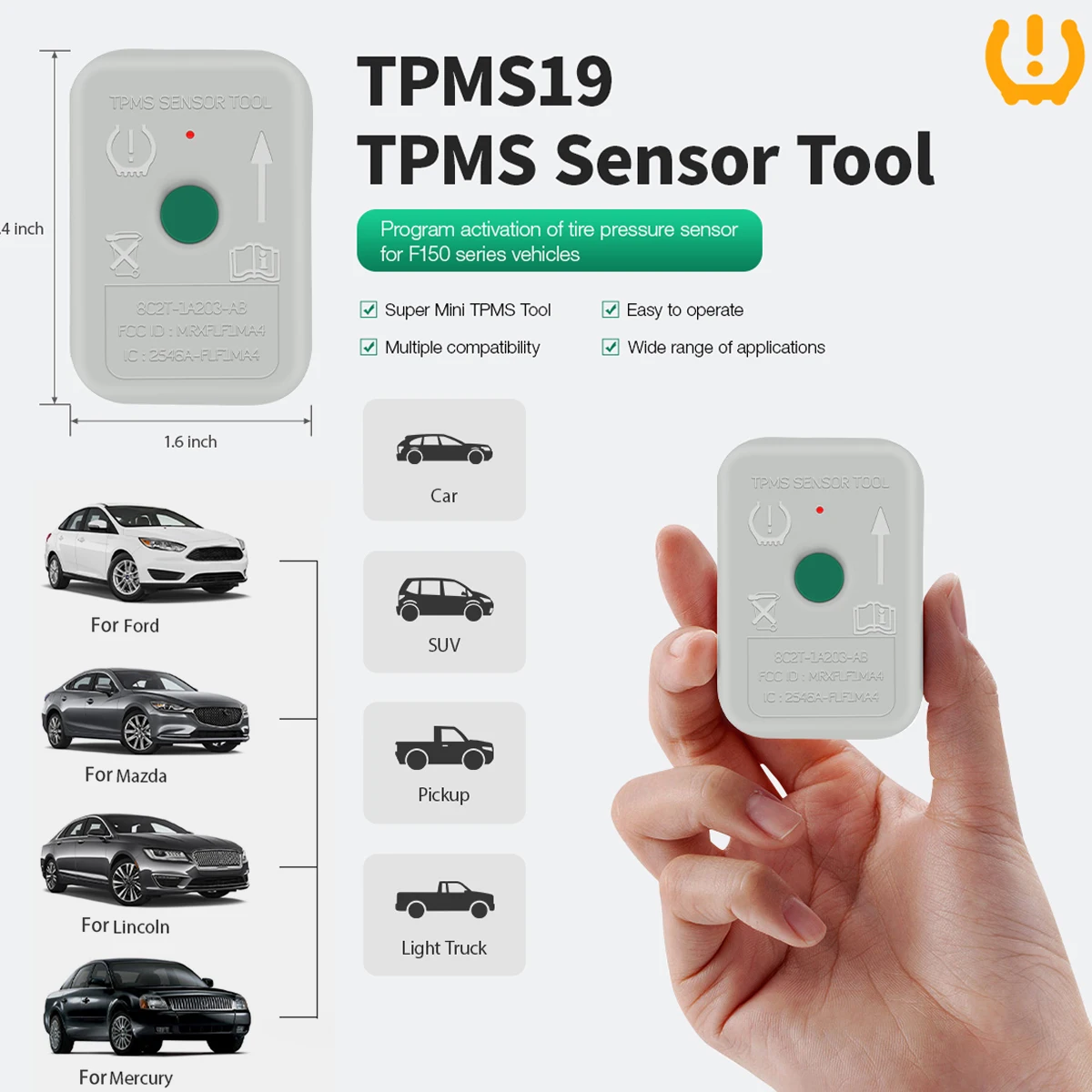sensor tpms ford