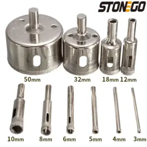 jogo brocas diamantadas 3mm 50mm