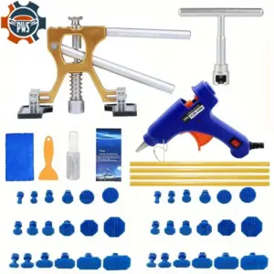 kit reparação amassados carro azul