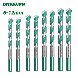 Conjunto Brocas Triangulares 6-12mm para Concreto e Tijolo