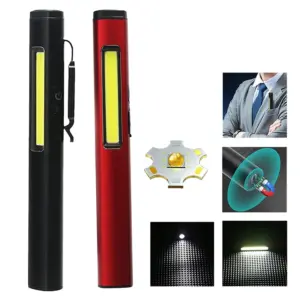 mini lanterna cob led recarregavel