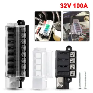 caixa de fusíveis automotiva 12v 24v