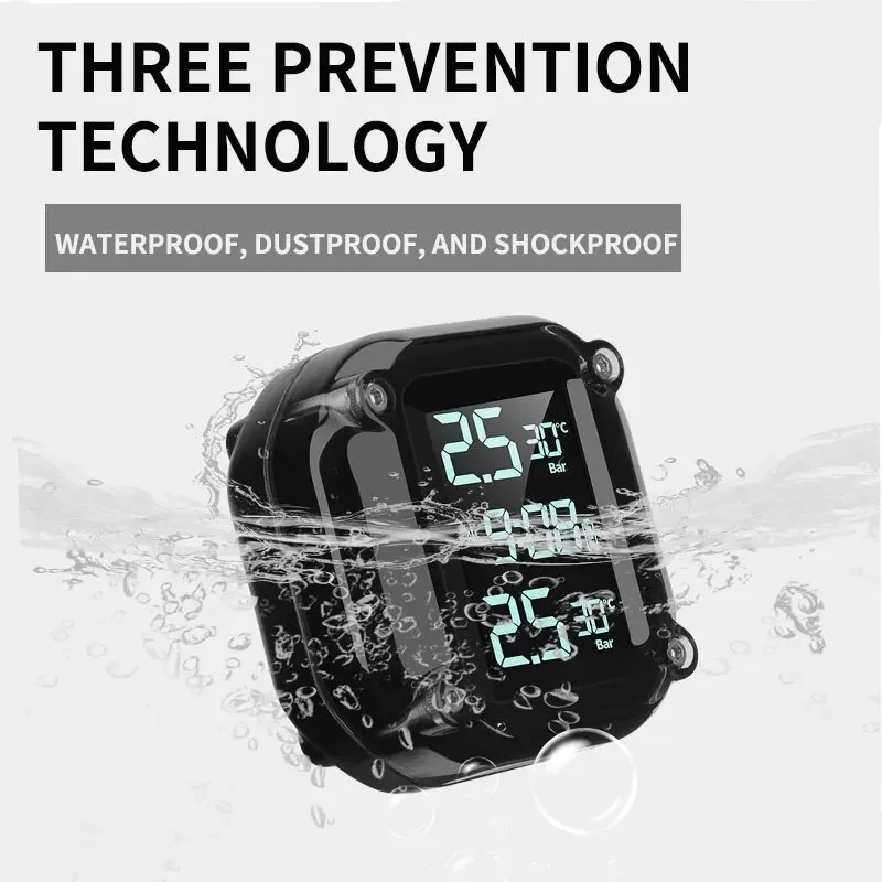 Monitor de Pressão Pneus Moto Kavaler M5 TPMS Universal - Imagem 3