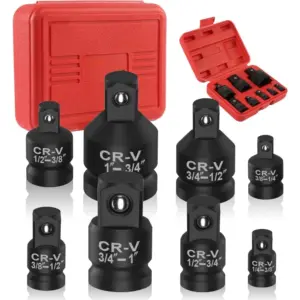 kit adaptador soquete impacto 1/4 3/8 1/2 pol