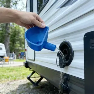 funil de água rv anti-derramamento