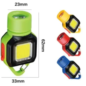 lanterna cob chaveiro recarregável usb