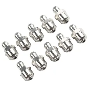 bico injetor de graxa m10x1mm aço inoxidável