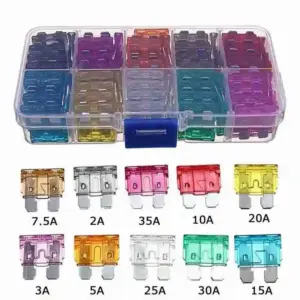 kit fusíveis automotivos lâmina padrão