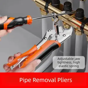 alicate remoção tubos aquecimento piso