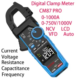 amperímetro alicate 1000a true rms