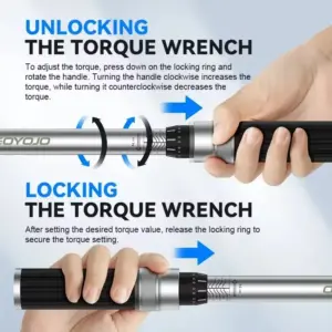 chave de torque 3/8 pol 5-60nm