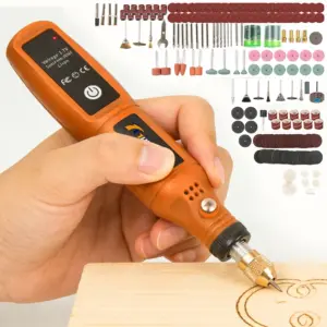 mini retífica elétrica sem fio usb