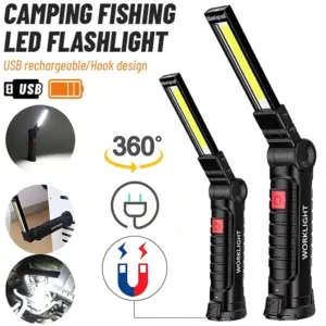 lanterna led cob recarregável usb