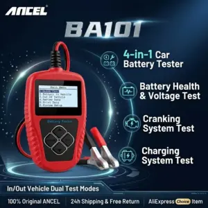 testador de bateria automotiva 12v
