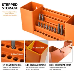 organizador de brocas 50 furos