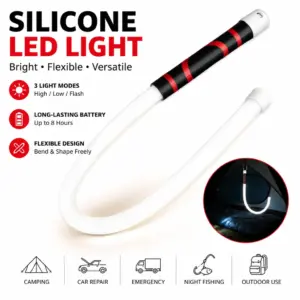 lanterna led flexível 800 lúmens usb-c
