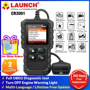 scanner automotivo obd2 launch cr3001