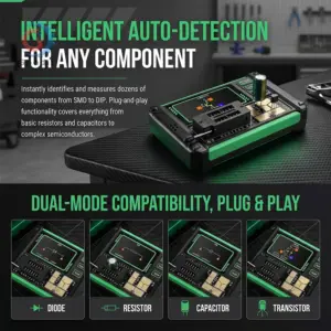 testador de transistores lcr-ar1 multímetro