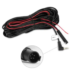cabo extensão rca câmera de ré 5 pinos 2.5mm