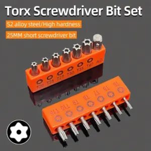 kit bits torx haste 1/4 polegada
