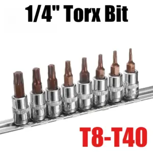jogo soquetes torx 1/4 polegada
