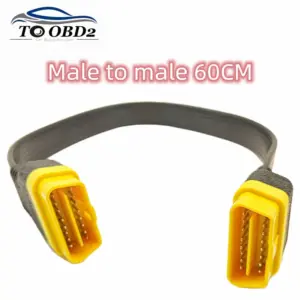 cabo extensor obd2 macho macho 16 pinos 60cm