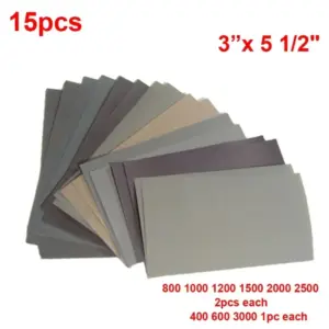 kit lixas abrasivas 400 a 3000 grãos