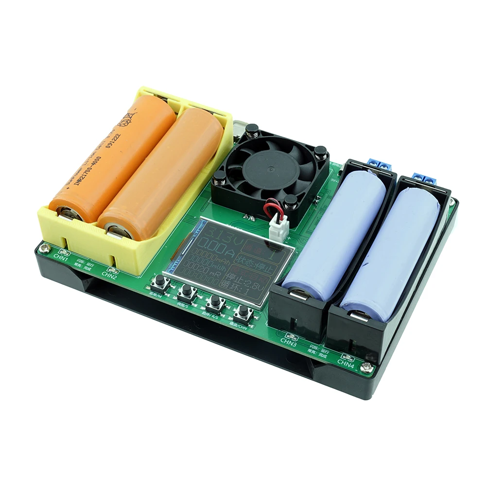 Testador de Bateria 18650 21700 4 Canais Carga Descarga - Imagem 5