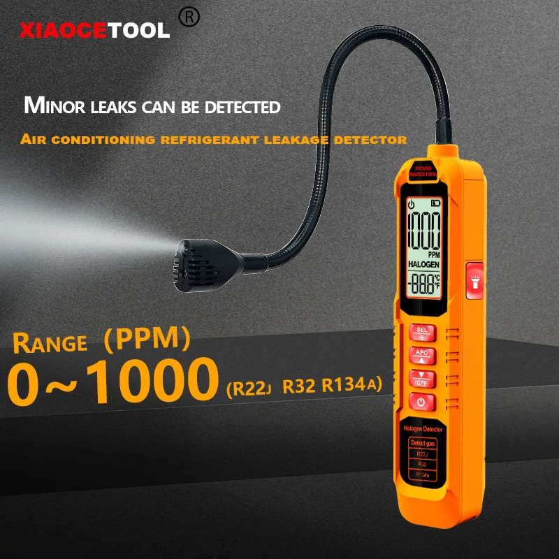 Detector de Vazamento de Halogênio R22 R410A R134A com Display LCD - Imagem 5