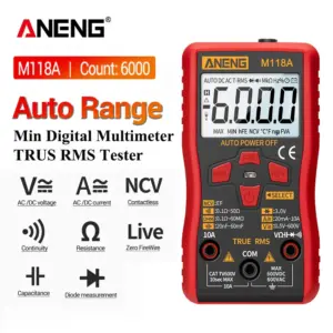 multímetro digital aneng m118a