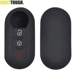 capa de chave silicone 3 botões fiat
