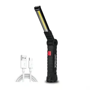 lanterna de trabalho led recarregável gancho magnético