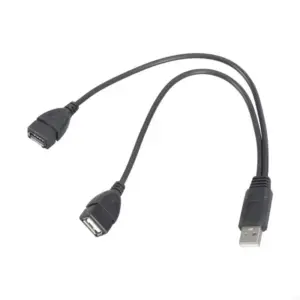 cabo usb 2.0 divisor duplo