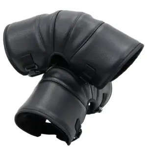 joelheiras para moto couro pu