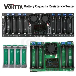 testador de capacidade de bateria 18650 21700 8 canais