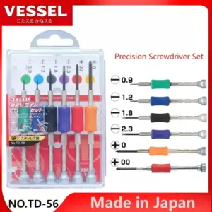 conjunto chave fenda precisão vessel jis