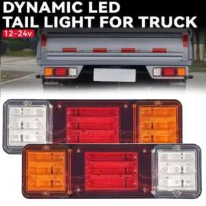luz traseira led 12v 24v 30cm